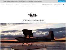 Tablet Screenshot of borealaviation.com